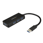 HUB USB 3.0 DE 4 PORTAS COM PORTA DE CARGA - USB 3.0 H UB ALIMENTADO