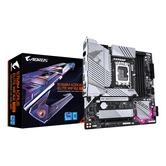 Placa-mãe GIGABYTE Intel B760M AORUS ELITE WIFI6E GEN5 — Compatível com processadores Intel Core de 14ª geração, VRM digital de 12+1+1 fases, até 5