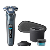 MÁQUINA DE BARBEAR PHILIPS S7882/55 3 CABEÇAS FLEXÍVEIS, ÚMIDAS E SECAS, USE APLICATIVO RECARREGÁVEL SEM FIO