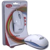 MOUSE ÓPTICO USB 3FREE MCM101/WB BRANCO AZUL DESIGN