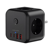 POWERCUBE MARS GAMING MD-CUBE20 4 USB 3 TOMAS DE CORRIENTE. REGLETA COLOR NEGRO