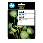 HP OfficeJet Pro 6200, Pack 4 cartuchos  934 K y 935 CMY