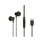 AURICULAR INTRAUDITIVO USB-C CONCEPTRONIC BRENDAN04B 1.2m MICROFONO CONTROLES COLOR NEGRO