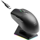 MOUSE MARS GAMING SEM FIO E BLUETOOTH MMW-ELITE TRI-MODE 2,4 GHZ BT 5,4 6 BOTÕES 20000 DPI PRETO