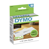 DYMO Etiqueta LW Etiquetas direcci?n  28x89 mm 1 rollo de etiquetas (130) Papel blanco