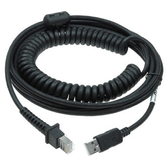 Cabo de terminal de desligamento em espiral USB tipo A TPUW 5M preto