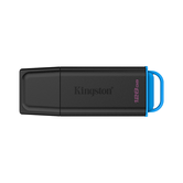 KINGSTON 128GB PORTÁTIL USB 3.2 GEN 1 DATATRAVELER EXODIA PRETO/AZUL