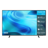 TV SAMSUNG 43" 50 HZ, 4K UHD, HDR10+, MEGA CONTRAST, UHD DIMMING, CONTRAST ENHANCER, MOTION XCELERATOR, OTS LITE, Q-SYMPHONY, 20W RMS, ADAPTIVE SOUND,