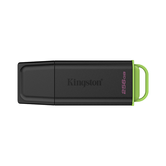 KINGSTON 256GB PORTÁTIL USB 3.2 GEN 1 DATATRAVELER EXODIA PRETO/VERDE