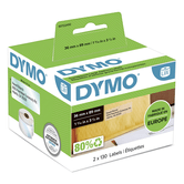 ROLO DE ETIQUETAS PERMANENTE LABELWRITER 89X36MM. TRANSPARÊNCIAS DYMO SO722410