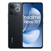 TELEFONO MOVIL LIBRE  REALME NOTE 70T , OC, 4GB , 256GB, ANDROID 15, OBSIDIAN BLACK