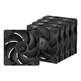 VENTILADOR 14CM ARCTIC P14 PRO PST NEGRO PACK 5 VENTILADORES