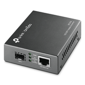 CONVERTIDOR FIBRA TP-LINK MC420L OMADA RJ45 10Gb A RANURA SFP+ GIGA MiniGBIC MONTAJE EN CHASIS