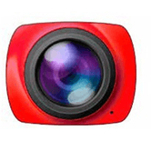 FILMADORA ESPORTIVA SUBMERSÍVEL 360º VERMELHA BILLOW XS360PROR 1080P