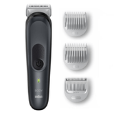 BRAUN BG3350 CORTE 0,5-5 mm CORTE CORTE 3 FIXED COMBS BARBEADOR CORPORAL RECARREGÁVEL