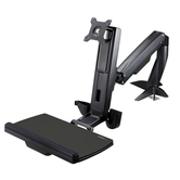 SUPORTE DE BRAÇO/PÉ VESA ATÉ 24" + BANDEJA DE TECLADO E MOUSE