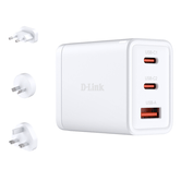 CARGADOR GAN DLINK DCP-651 65W USB-C1/C2 USB-A MAX 1,5A 110-240V