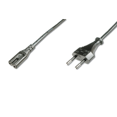 Cabo de rede Euro C7 M/F 1,8 m H03VVH2-F 0,75 qmm sw