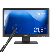 IGGUAL  Monitor táctil resistivo 21,5" 16:9 FHD 21.5" TFT-LCD Full HD Táctil