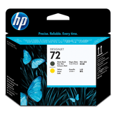HP 72 PRETO MATE E AMARELO