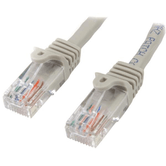 CABO CINZENTO CAT5E DE 10 M CABO DE ETHERNET SEM ENGANOS - U TP