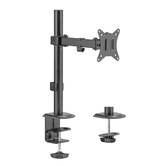 SUPORTE DE TELA PARA MESA DE 17"-32" COM BRAÇO INCLINÁVEL E ROTATIVO 360º MÁX. VESA 100X100 ATÉ 9KG