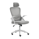 CADEIRA ERGONÔMICA NETWAY CH-AIR CINZA BRANCA