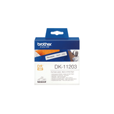 ROLOS DE ETIQUETA ÚNICA DK F/ QL-500 550 300PCS/RL 17X8 7M
