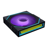 Ventilador Lian Li UNI FAN SL140 Infinity Wireless RGB Reverse Blade PWM Black 140 mm