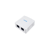 EQUIPAR SUPERFÍCIE ROSA 235216 CATEGORIA 6A 2 FÊMEA RJ45 COR BRANCA