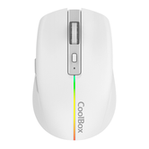 MOUSE BRANCO SEM FIO COOLBOX W01 DE 1.600 DPI
