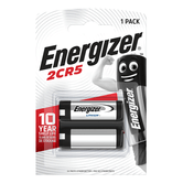 EMBALAGEM BLISTER 1 BATERIA ESPECIAL DE LÍTIO FOTO 2CR5 ENERGIZER E300779401