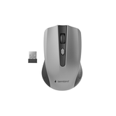 Mouse óptico sem fio Gembird. 1600 DPI preto/cinza