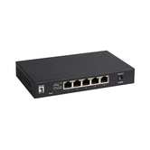 SWITCH NÃO GERENCIÁVEL LEVEL ONE GEU-0525 5P 2,5 GbE E GABINETE METÁLICO SEM RACK