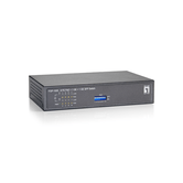 COMUTADOR NÃO GERENCIÁVEL LEVEL ONE FGP-1000 10P 8xPoE 100Mb 1xGB 1xGB SFP 120W COMPARTIMENTO METÁLICO