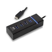 Ewent E1137 HUB USB TIPO C 4 FILHOS USB 3.1