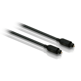 CABO TOSLINK PHILIPS SWA2302W/10 ÓPTICO ÁUDIO DIGITAL 1,5m COR PRETO