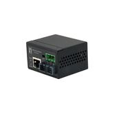 CONVERSOR DE MEDIOS LEVEL ONE RJ45 A SC MONO MODO INDUSTRIAL IEC-4301
