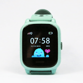 LEOTEC SMARTWATCH Kids ALLO GPS verde anti-perda (tela de toque colorida de 1,3 IPS, GPS, câmera de chamadas, IP67)