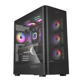 CAJA ATX SEMITORRE ABYSM DANUBE SAVA H500 II AIR BLACK 2x3.5" 3x2.5" 2xUSB3.0 1xUSB-C GPU 400mm