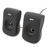 mesmos alto-falantes 2.0 mini-jack de 6 W + USB