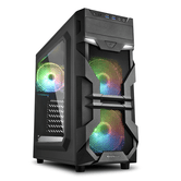 CAJA GAMING SHARKOON VG7-W RGB - NEGRO