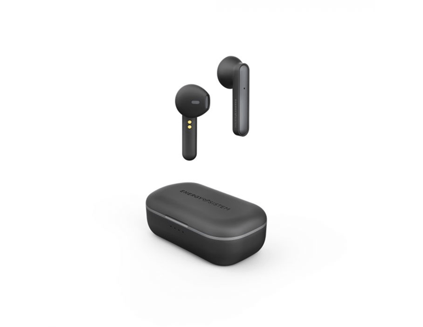 Auricular Bluetooth inalámbrico con micrófono integrado 400 mAh pantalla de  batería estuche de carga 55 horas de reproducción, auricular Bluetooth