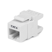 TOMADA DE PAREDE MÓDULO KEYSTONE RJ45 FÊMEA TIPO 110 BRANCO IN