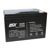 DSK bateria plomo acido 12v 12ah negro
