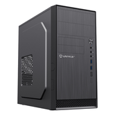 UNYKA Caja Ordenador AERO C12 Micro ATX Negra 2x USB 3.0, 1x USB Type C 2.0