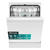 LAVAVAJILLAS 60 CM HISENSE HS663A90WUK A 16 CUBIERTOS BLANCO