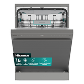 LAVAVAJILLAS 60 CM HISENSE HS663A90XUK A 16 CUBIERTOS INOX