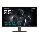 MONITOR GIGABYTE 25" G25F2A,SS IPS,1920X1080(FHD),0.09PP,1000:1,1MS,240HZ,2HDMI+1DP,ALTAVOCES,REGULABLE ALTURA