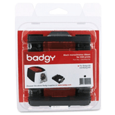 CINTA MONOCROMO NEGRA PARA 500 IMPRESIONES COMPATIBLE BADGY 200
